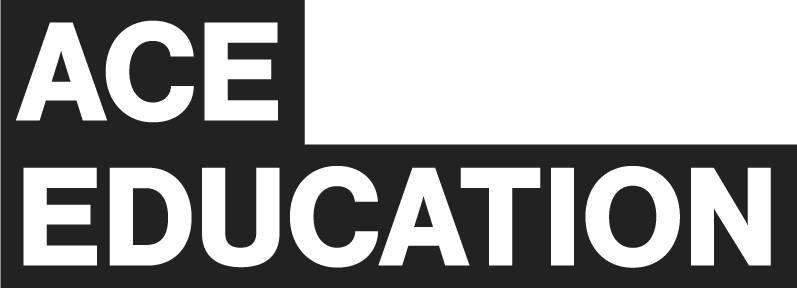 logo typographique ecrit : ACE EDUCATION